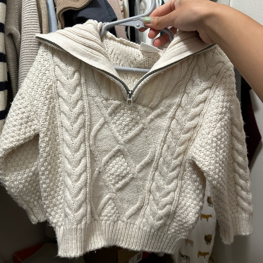 Baby Zara Knit Collared Sweater